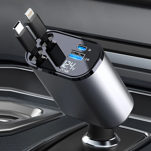 Retractable Fast Car Charger 5 stars