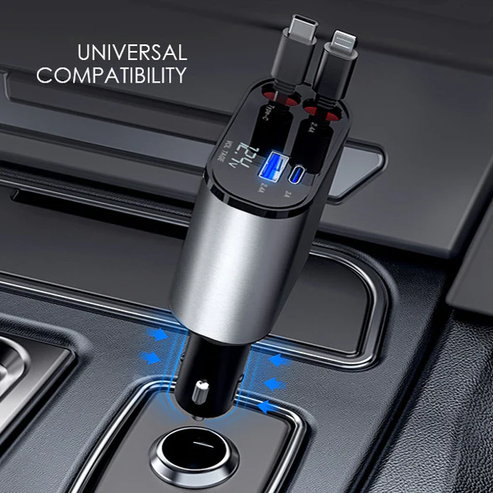 Retractable Fast Car Charger 5 stars