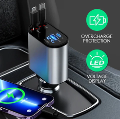 Retractable Fast Car Charger 5 stars